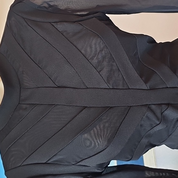 Iris Black Long Sleeve Dress - Picture 2 of 4